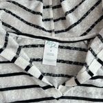 Target White and Black Striped Long Sleeve Cover Up Photo 1