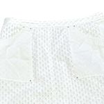 Rebecca Taylor Punched Denim White Mini Skirt 8 Photo 3