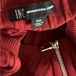 INC New International Concepts Ribbed brick Color Blouse Photo 4