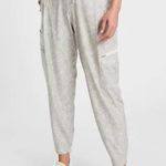 Athleta Venture Joggers Size 4 Printed Pant Viper Grey Workout Stretch Comfy Photo 0