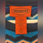 MISSONI X TARGET BLUE CHEVRON KNIT DRESS SHORT SLEEVE MULTI COLORED MEDIUM Yellow Photo 4
