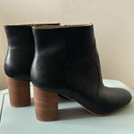 Lucky Brand  Women’s‎ Black Sheirin Block Heel Ankle Boots Booties Size 9 Photo 1