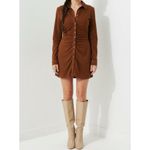 With Jean WITH JÉAN Andy Dress, Chocolate, XL Photo 3