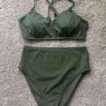 Kona Sol Bikini 2 Piece Bathing Suit women’s Green Size S/M , Shade & Shore Photo 0