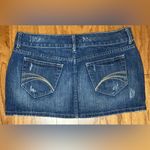 Decree - Denim distressed mini skirt‎ Size 9 Photo 1