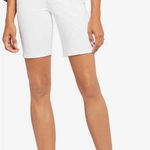 NYDJ White Ella Shorts with Sideseam Slits in Optic White Size 2 Photo 0