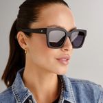 Le Specs Bold Black Sunglasses Photo 3