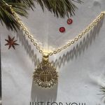 Nordstrom NWT Letter T - Mini Pave Alphabet Pendant Gold Necklace Photo 1