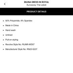 RUNAWAY THE LABEL  Bilina Dress in Royal Photo 4