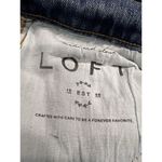 Loft Ann Taylor Denim Raw Hem Size 28/6 Coastal Cowgirl Core Western Core Photo 7