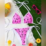 Hello Kitty NWOT  Triangle String Bikini Set Photo 1