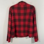 Field Flower Anthropologie Red Buffalo Plaid Wool Blend Mock Neck Sweater Size S Photo 7