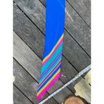 Liz Claiborne  scarf oblong blue pink yellow Photo 11