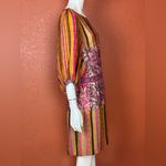 Anthropologie Sunpass Dress by Tanvi Kedia Orange Size S Beaded $198. E4 Photo 3