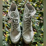 Urban Outfitters Deena and Ozzy Sea Foam Heeled Bootie Size 8 Green Photo 2