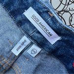 Good American good curved straight jeans shark bite fray hems 0/25 Photo 5
