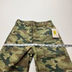 We The Free Free People Remy Camouflage Crop Jeans 25 High Rise Green Camo Pants Denim NEW Photo 10