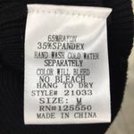 Fora Midi Ribbed Fitted Sweater Dress Scoop Neck Black M Size M Photo 5