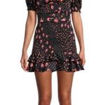 For Love & Lemons  Camellia Smoked Belted Mini Dress small Photo 11
