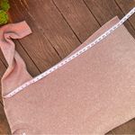 Reformation  Robin Cashmere Long Sleeve Knit Mini Dress in Tan Barely Beige Small Photo 3