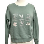 Pact  Herb Sweatshirt Pullover Garden Parsley Rosemary Sage Green size Small Photo 0