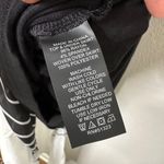 Vince Camuto  Chiffon Overlay Tank Maxi Dress Size Medium Black White Sleeveless Photo 7