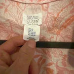 Sigrid Olsen Sigrid Olson 100% linen blouse floral top Photo 1