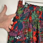 LuLaRoe  Madison skirt with bright poppies design size‎ large Photo 1