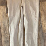 Peck & Peck  Tan Casual Pants Size 2 with split hem Skinny 29 inseam cropped Photo 0