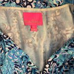Lilly Pulitzer  Marilina Tunic Dress “Raising Shell” Aqua Spritz – Size Large Photo 2