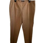 Lafayette 148 New York Light Brown Business Trousers Pants Office Career Size 14 Photo 0