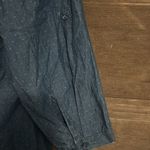 Bit & Bridle  Womens Sz XL 1/2 Button Front 3/4 Sleeve‎ Denim Tunic Top Photo 4