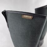Hunter  Boots Womens 37/5 Lady N Black Rubber Rain Boots Original Photo 2