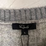 Rails NWT  Virgo Grey tie dye crewneck sweater size L Photo 2