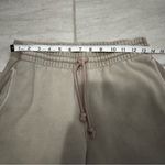 Aritzia TNA Cozy AF Sweat Fleece Acid Tan Ribbed Pocket Jogger Sweatpants Sz S Photo 8