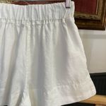 L'Academie Comilly Revolve 100% Linen Pull On Short in White - Sz XS 🧡🎀 Photo 4