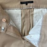 Theory  Mid-Rise Stretchy Flare Trousers Tan Size 4 Photo 7