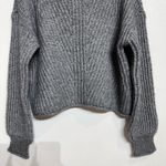 SO  Charcoal Heather Mock Neck Pullover Sweater Sz L NWT Photo 3