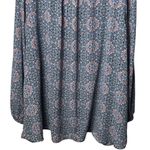 T Tahari NEW Tahari Blue and Red Geometric Floral Blouse Artsy Career Bohemian Peasant 3X Photo 6