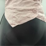 Nicholas Nia Halter Vest Top‎ Light Pink Tie Back Women’s Size 6 Cropped Button Photo 7