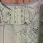 Urban Outfitters  Mint Green Lace Corset Top Photo 6