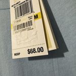 Michael Kors Blue Cap Sleeve T Shirt Top Gold Chain Shoulders Sz M Medium NWT Photo 5