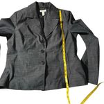 Charter Club  Women's size 10 Dark Blue 3 button Blazer Photo 2
