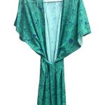 NWOT TROPICAL BEACH COVER UP Green Photo 0