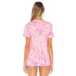 Free People DAYDREAMER LA X Unisex Neon Pink Tie Dye Cotton Tee Shirt Size XS Photo 4