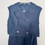 Vintage Sostanza denim set top size small and bottom size 8 Blue Photo 2