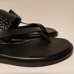 Cole Haan Anica Leather Black Crocodile Print Ankle Strap Women’s Sandals Size 6 Photo 10