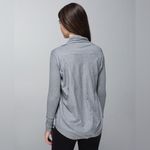 Lululemon Women’s Iconic Wrap Sweater in Grey Heather Size 4 Photo 1