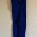 Free People NWOT Happiness Runs Ribbed Henley Onsie in Royal Blue Size M / L Photo 7