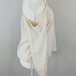 Anthropologie  Paper Crane Cold Shoulder Lace Blouse Size M Cream Boho Fairy Photo 1